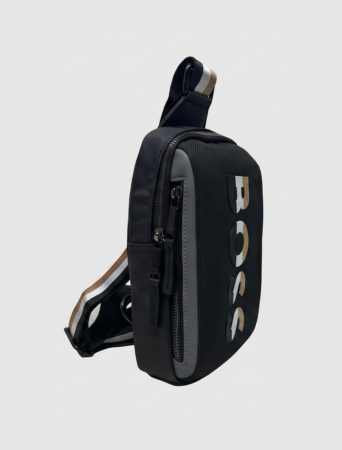 Sacoche Hugo Boss Homme Sac Poitrine Élégant avec Logo BOSS